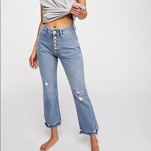 Free People Dylan High-Rise Bootcut Jeans